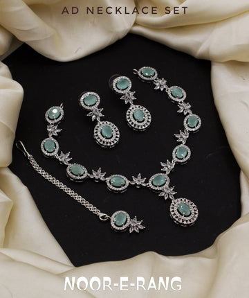 American Diamond Necklace Sets β 8 Stunning Colors π