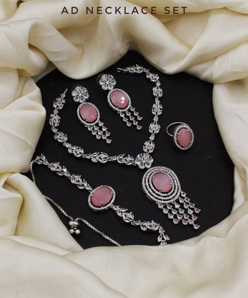 New American Diamond Necklace Sets β 5 Stunning Colors π