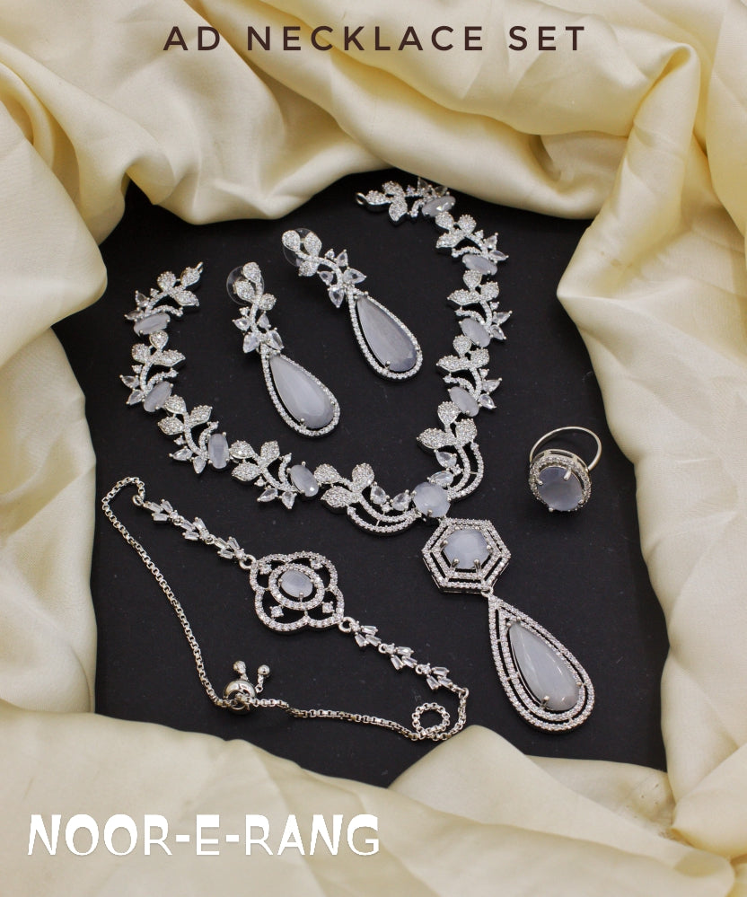 👑 Sparkling American Diamond Collection – 8 Color Options